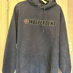 Vintage Black Independent Skate Hoodie XL